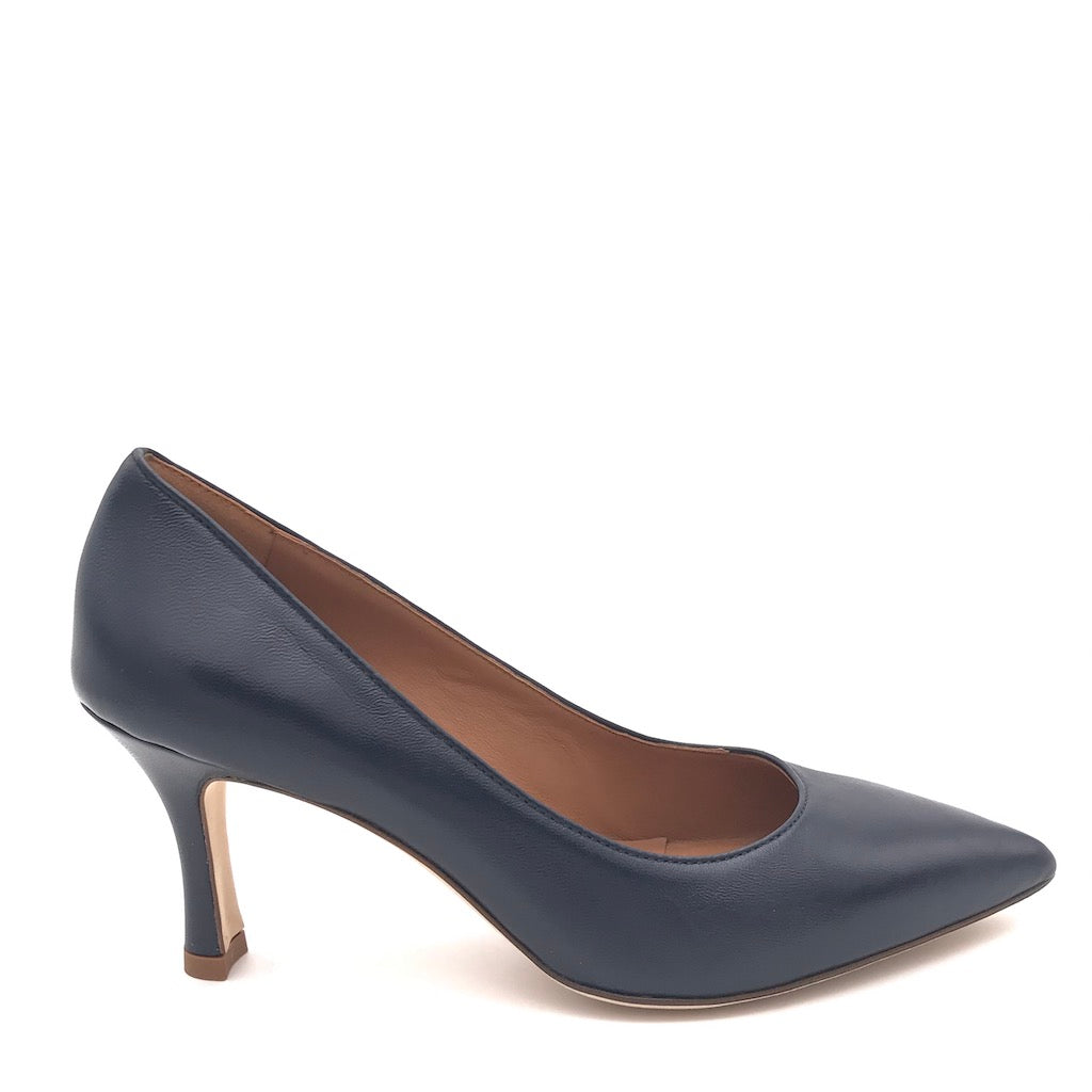 Zulian Calzature Decolletè Lory in nappa blu 2025