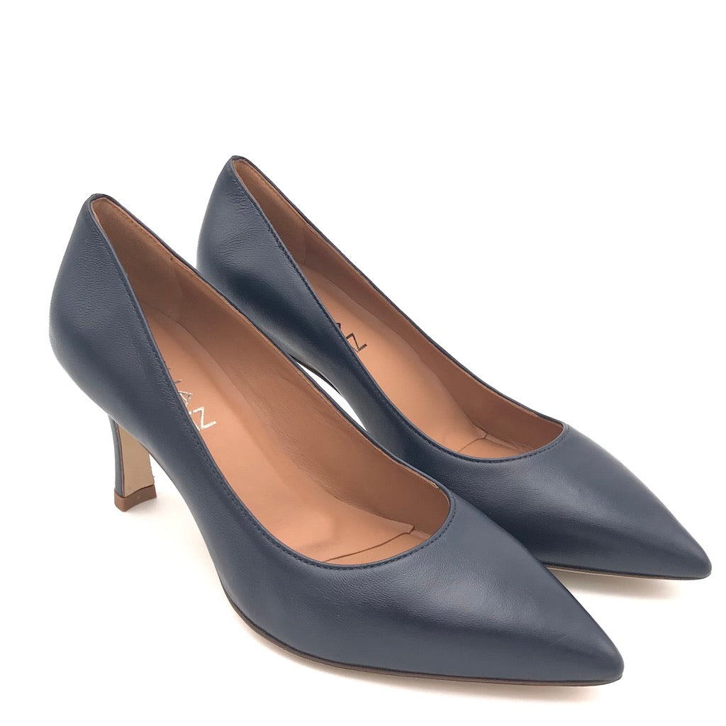 Zulian Calzature Decolletè Lory in nappa blu 2025