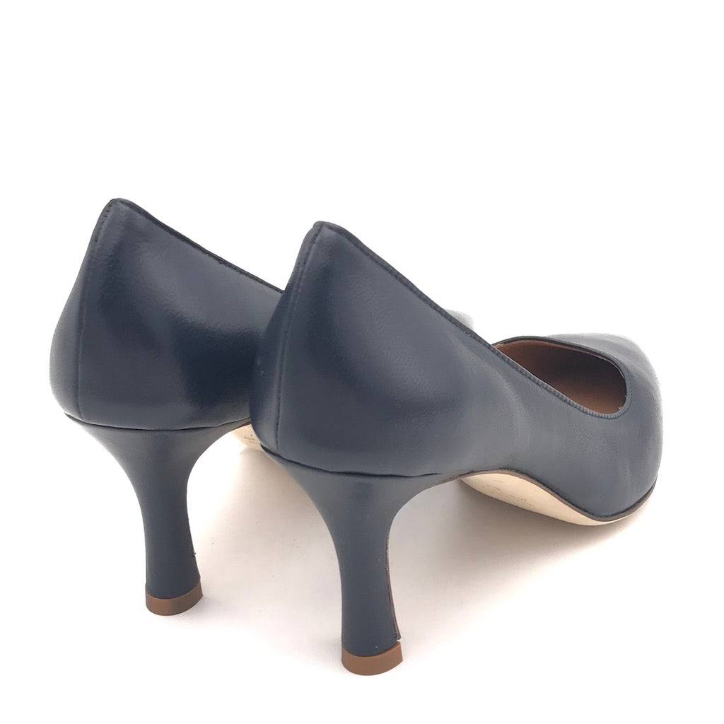 Zulian Calzature Decolletè Lory in nappa blu 2025