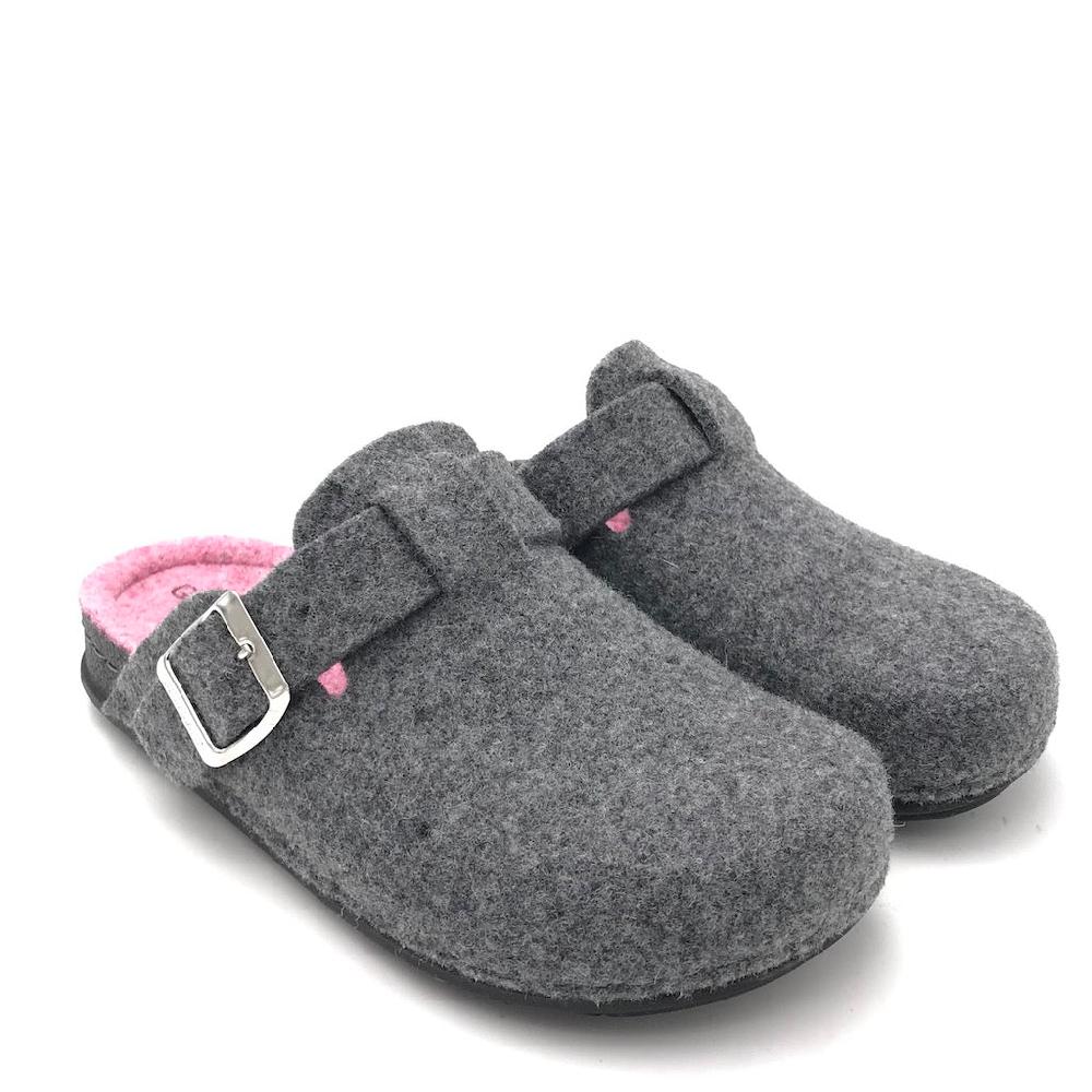 Zulian Calzature Ciabatta Pila grigio-rosa In Linea