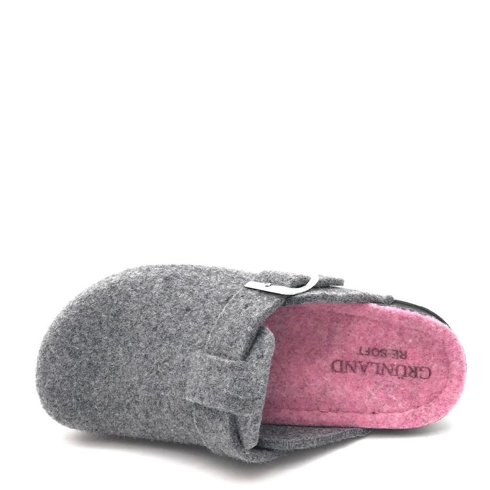 Zulian Calzature Ciabatta Pila grigio-rosa In Linea