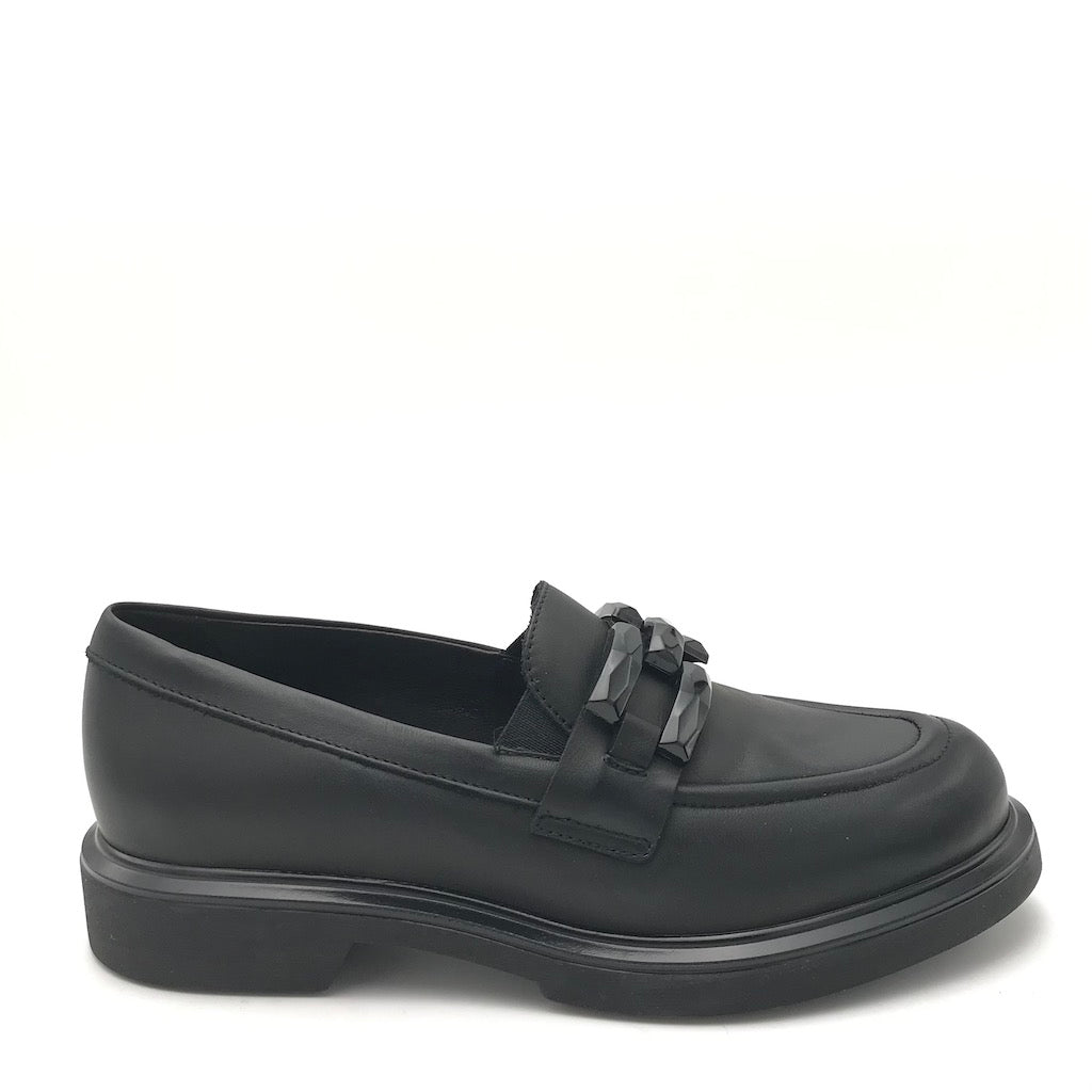 Zulian Calzature Mocassino in nappa nera Negozi Online