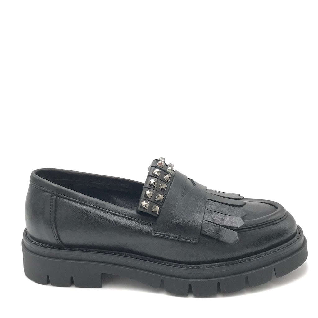 Zulian Calzature Mocassino Taylor frangia nero Acquista Ora