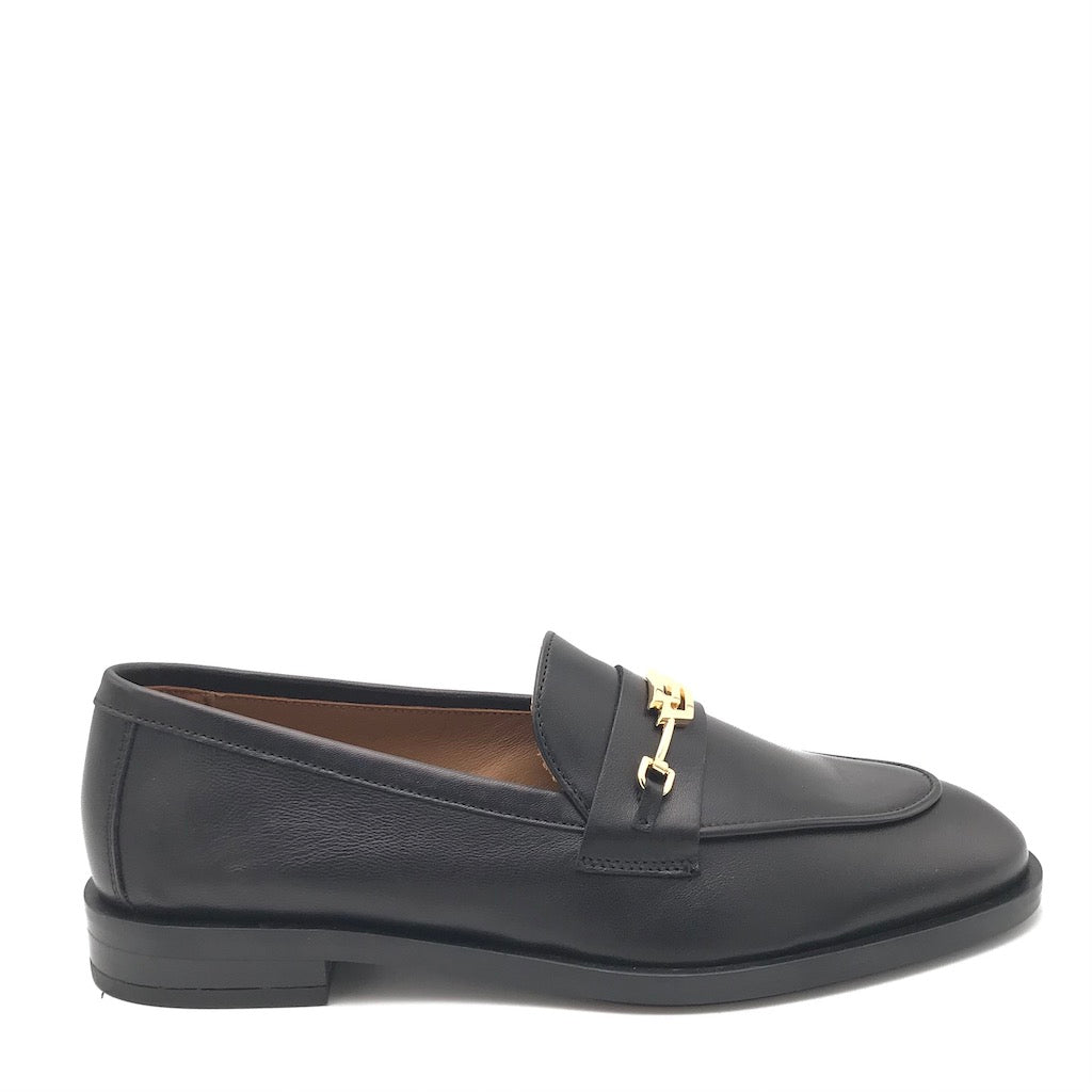 Zulian Calzature Mocassino in nappa nera