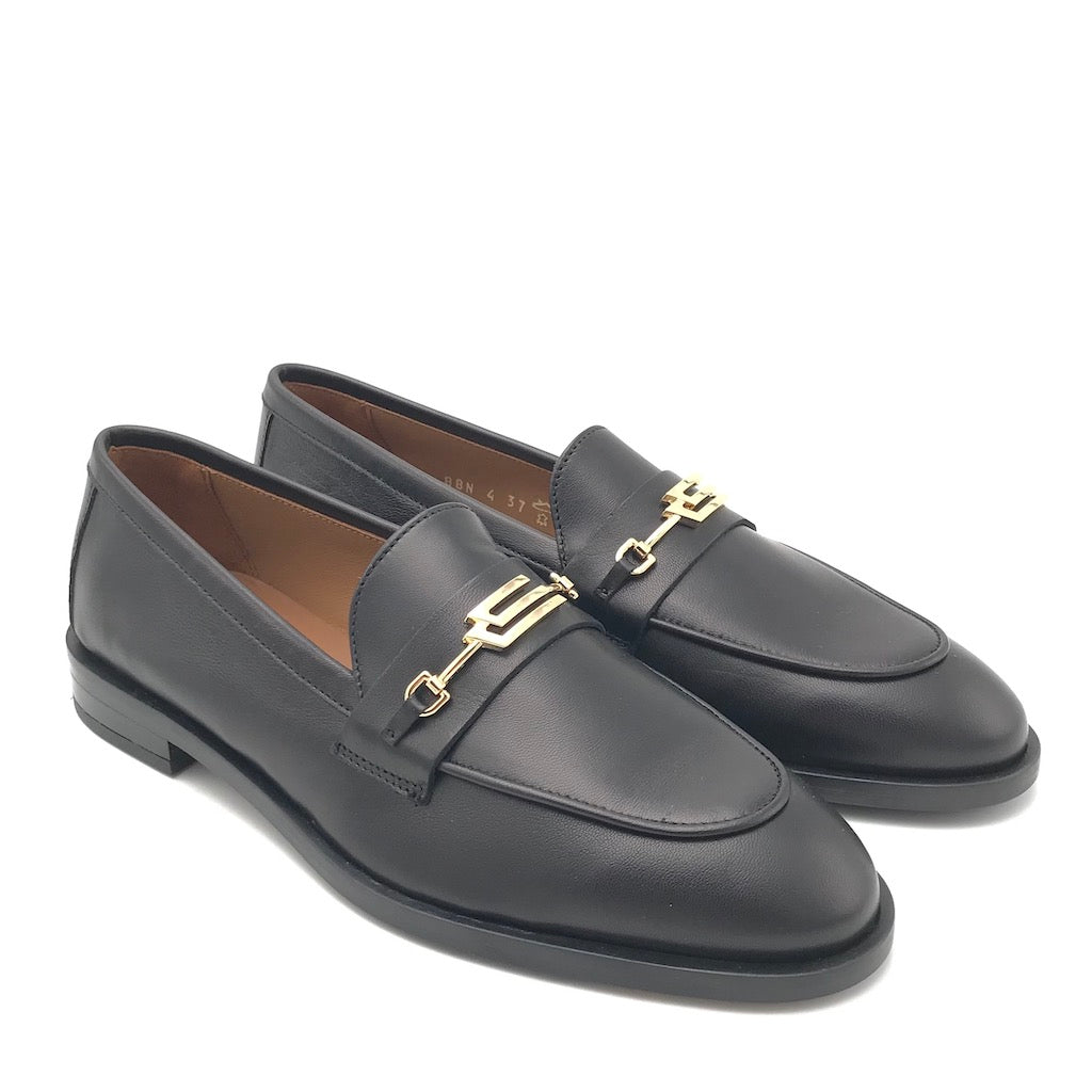 Zulian Calzature Mocassino in nappa nera Promozione Limitata