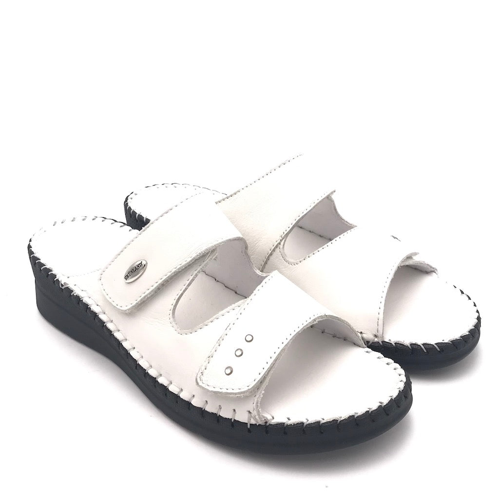 Zulian Calzature Ciabatta Baly bianca Prezzo Ridotto
