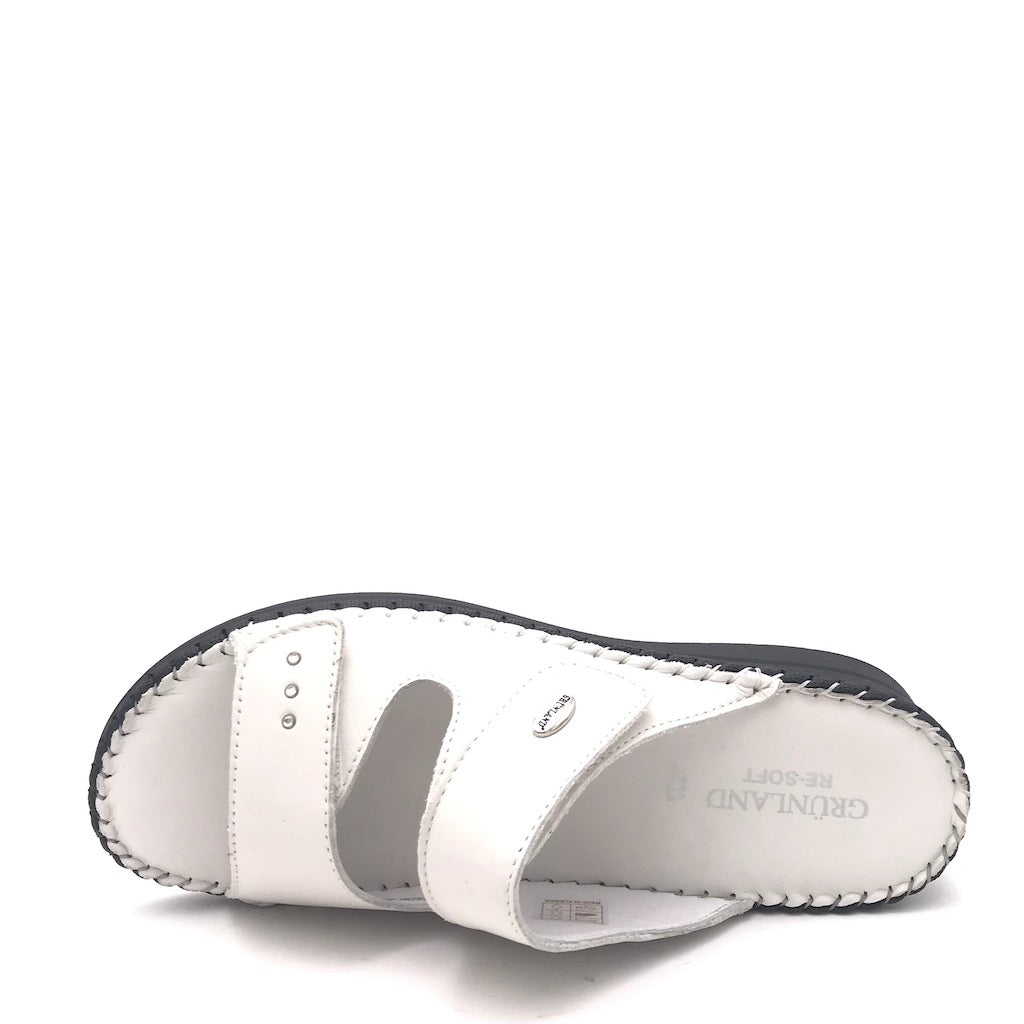 Zulian Calzature Ciabatta Baly bianca Prezzo Ridotto