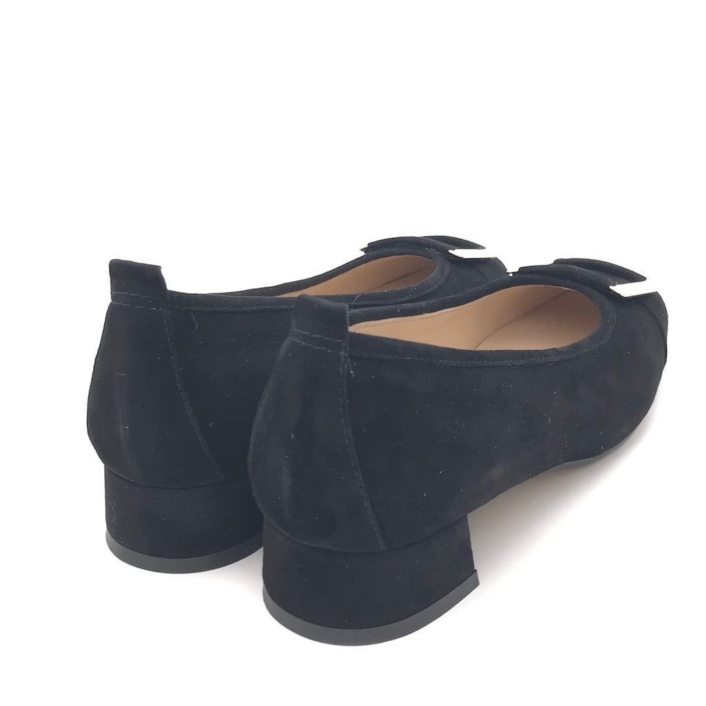 Zulian Calzature Ballerina in camoscio nero Convenienza