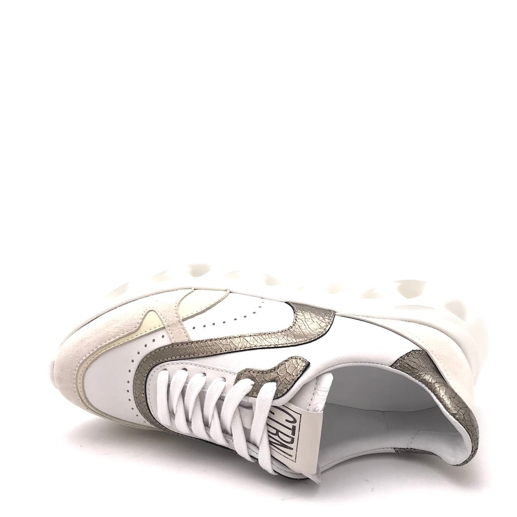 Zulian Calzature Sneakers running cocco-bianco Presa