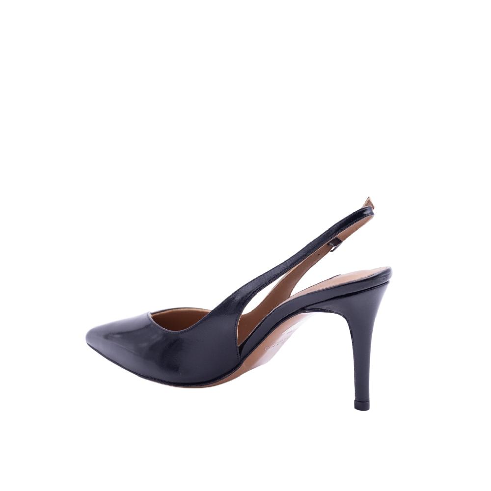 ALBANO Slingback vernice nera Promozione Limitata