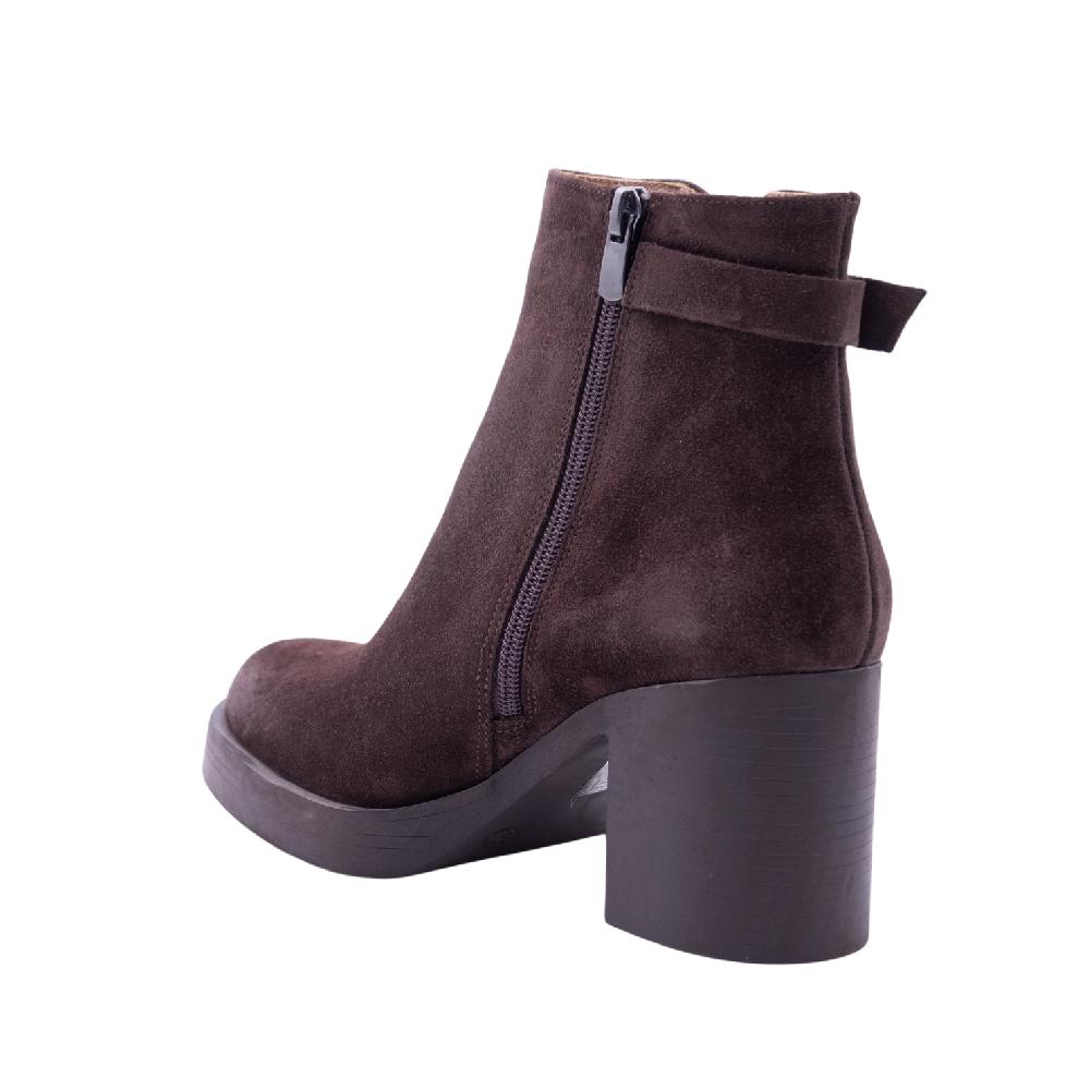 ALBANO Tronchetti camoscio moro Outlet