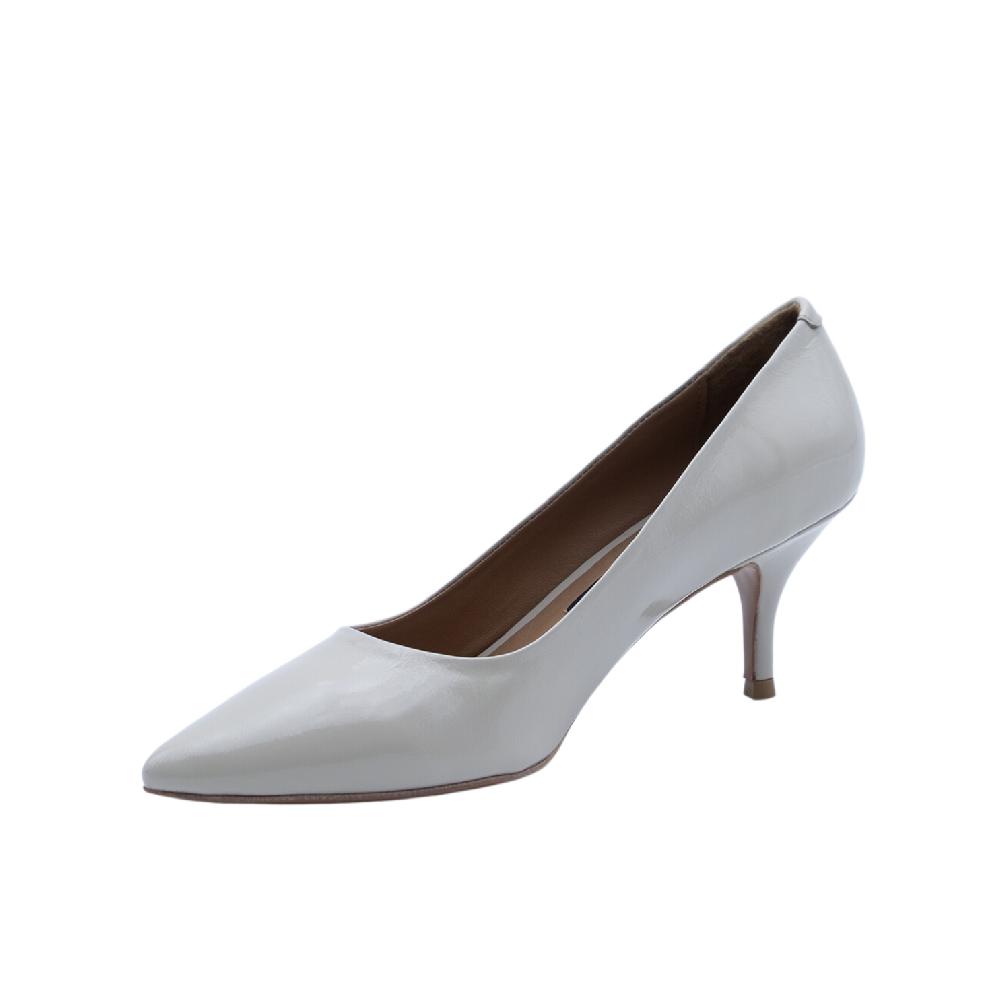 ALBANO Decolletè in vernice beige In Vendita