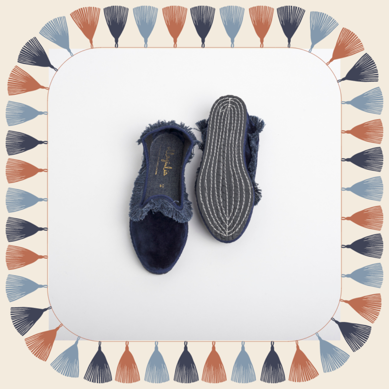 Allagiulia Friù Venezia Frangia BLU DENIM Nuova